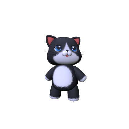 Mini Cute Cat (Black) thumbnail