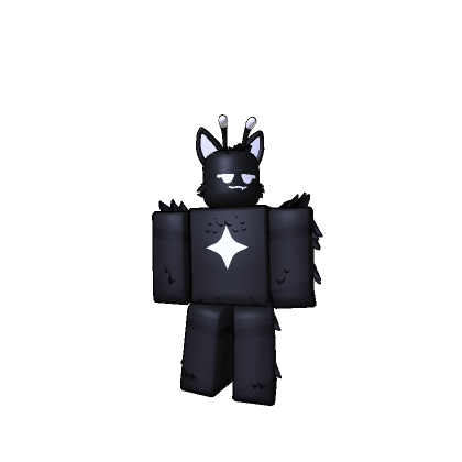 Gnarpy Fluffy Alien Cat {Black}