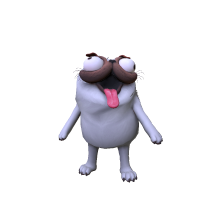 Goofy Ah Pug