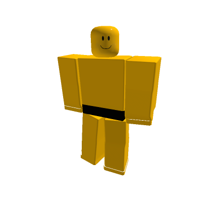 Golden Blocky Guy