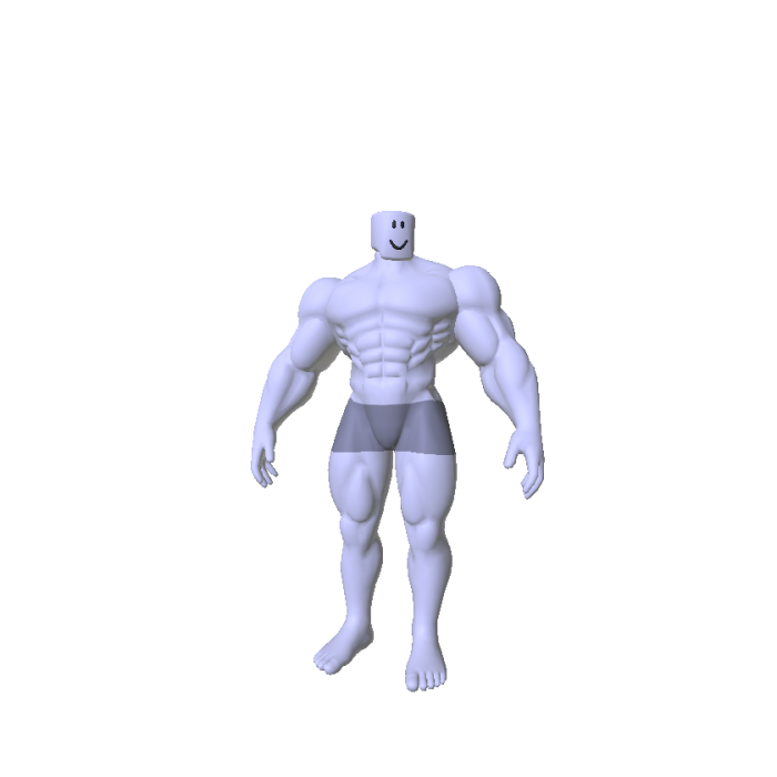 Buff Body Wight Arms 2D