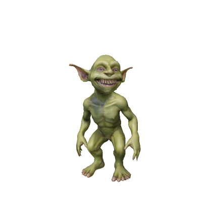 Scary Goblin Funny Meme Troll Costume