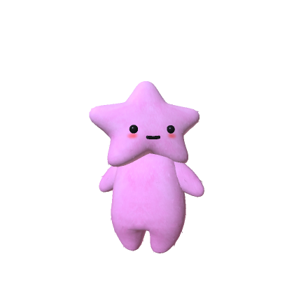 Mini Pink Star Plushie