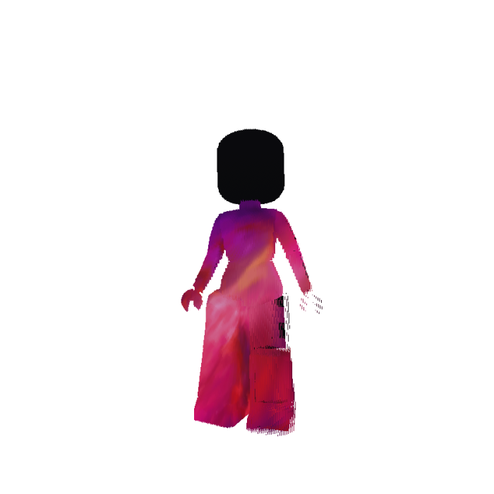 [ANIMATED] Woman Body Pink Galaxy + Black