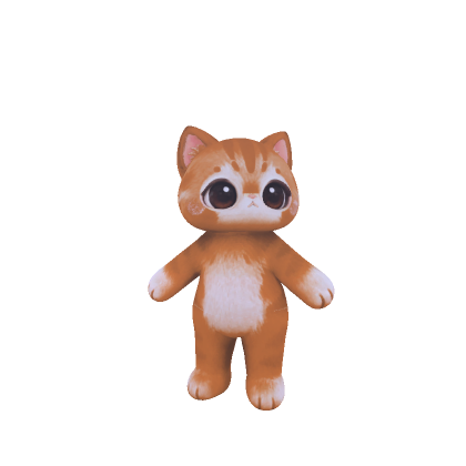 Kawaii Cute Chibi Cat Body