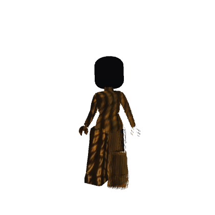 [ANIMATED] Woman Body Orange Hacker + Black