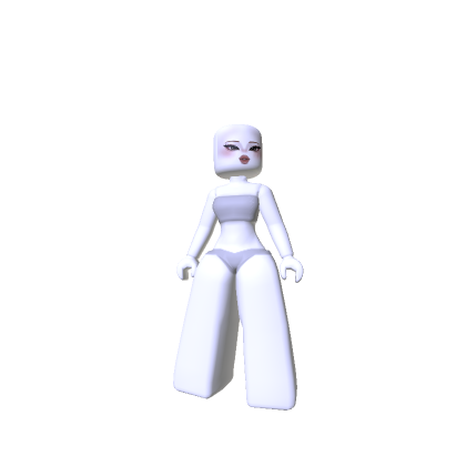 Woman Doll Thin (Recolorable)