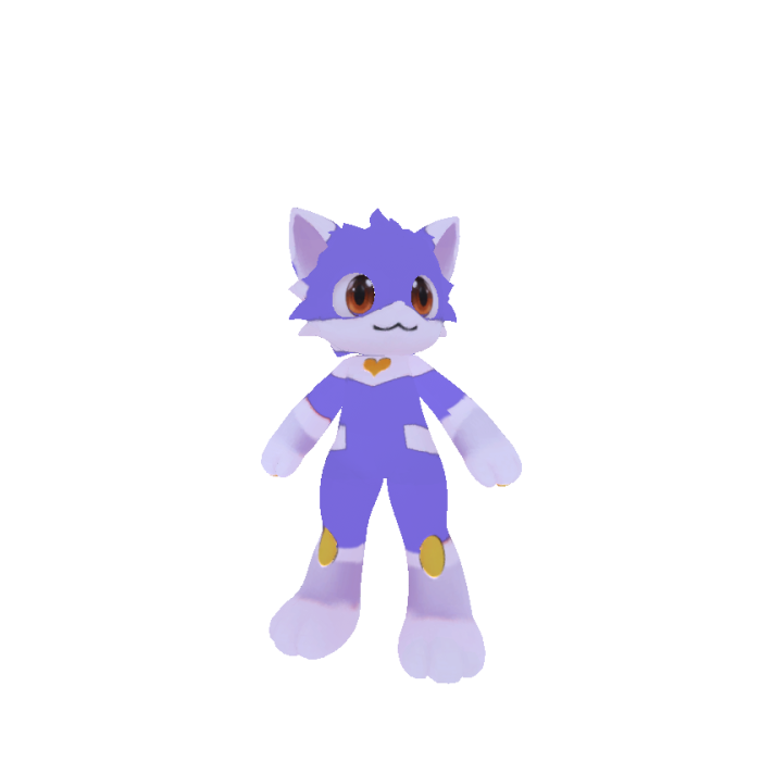 [2D] Cute Purple Fox