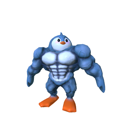 Cute Buff Penguin
