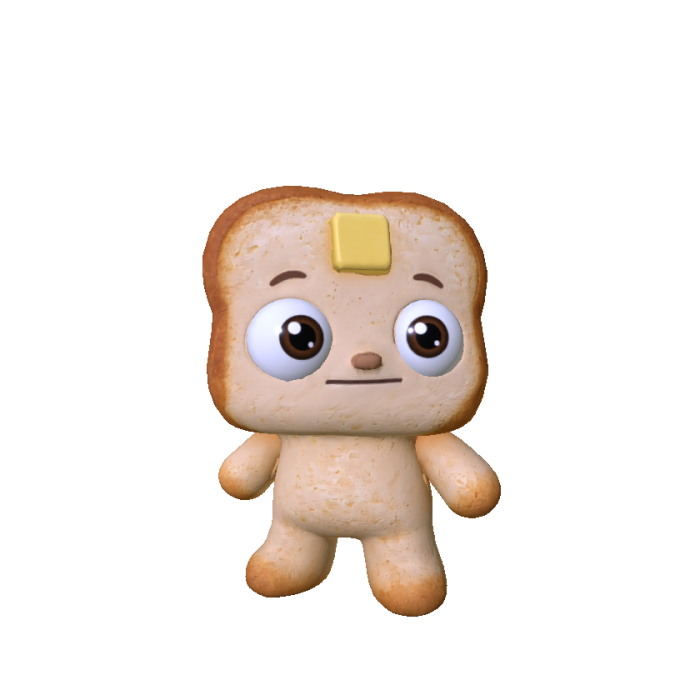 Toast Squishy Goofy