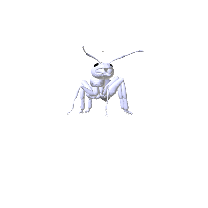 Mini Silver Ant [RECOLORABLE]