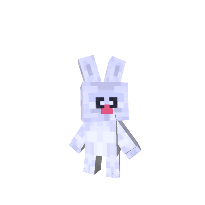 Mini White Bunny
