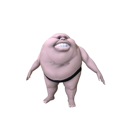 Chubby Cheeky Man