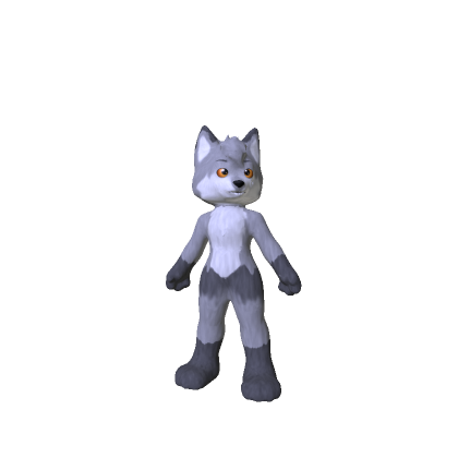 [RECOLORABLE] Kemono Wolf Furry