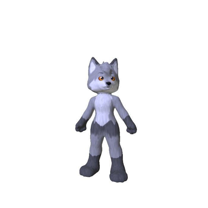[RECOLORABLE] Kemono Wolf Furry