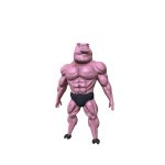 Bodybuilding Pig