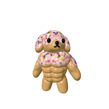 Buff Puppy Donut