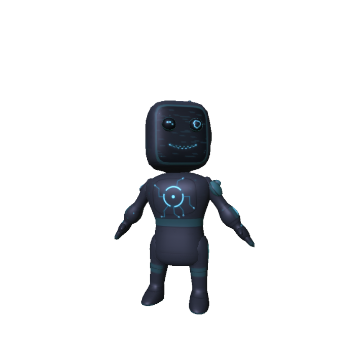 CREEPY AI SMILEY MONSTER