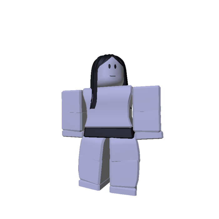 Curvy Blocky Emo Girl