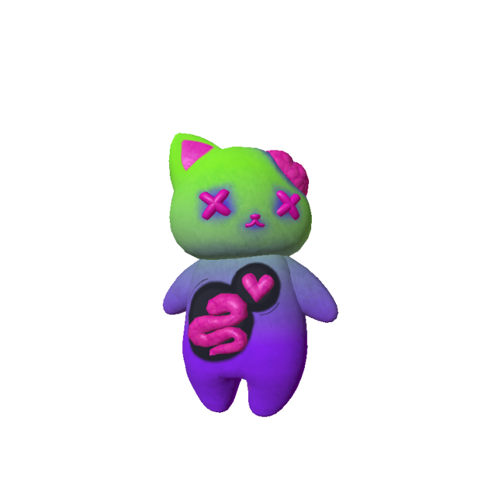 Zombie Cat Plushie
