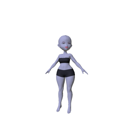 Chubby Chibi Doll (RECOLORABLE)