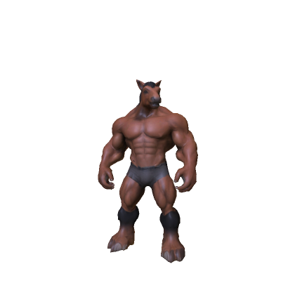 Realistic Buff Horse