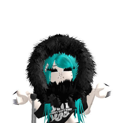 Headshot of her Roblox avatar, uMnoTeHT