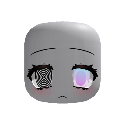 (animated) cute 2000's tired moe face pastel goth