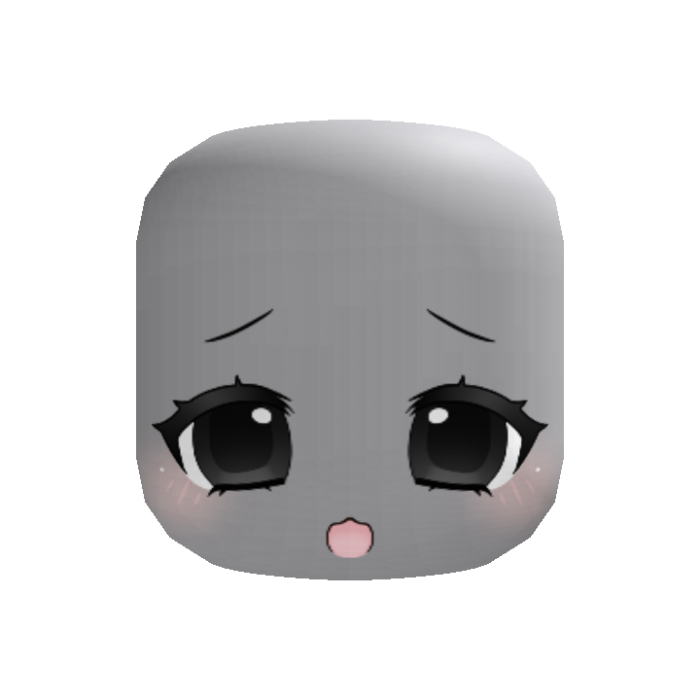 ♡ cute chibi shy black puppy eyes