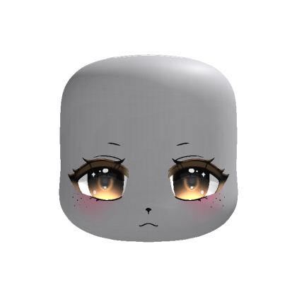 (Glowing) moe fawn anime deer eyes in orange