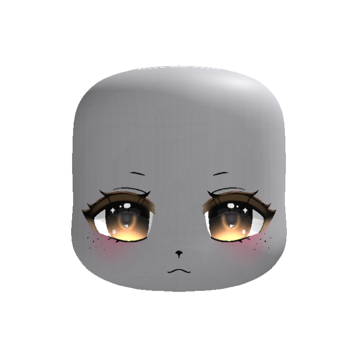 (Glowing) moe fawn anime deer eyes in orange