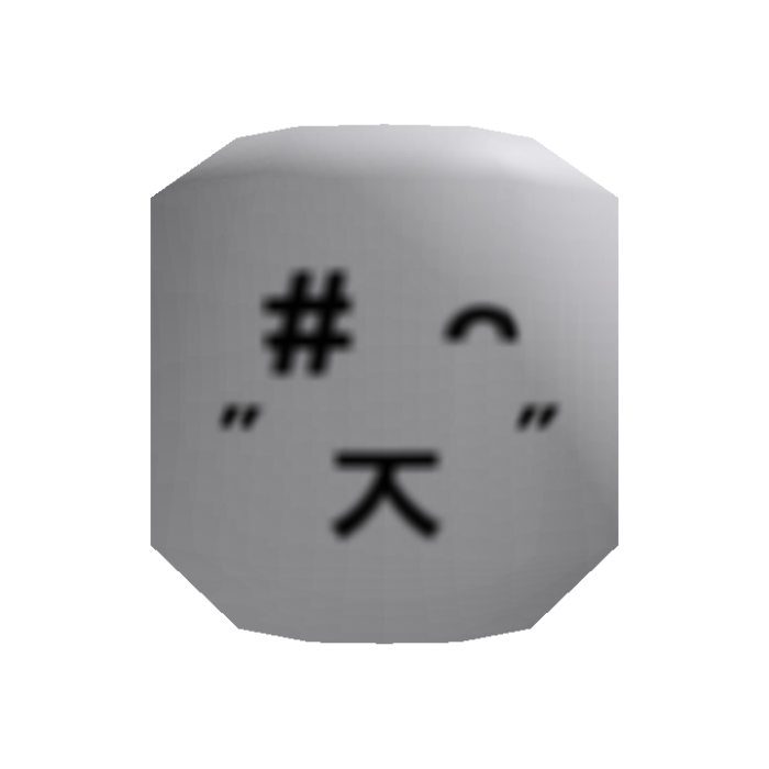 low quality bunny kaomoji
