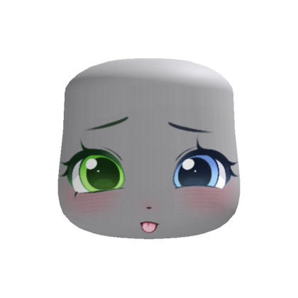 🦄 eeyuck! cute pony face green blue