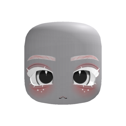 ♡ Adorable albino fawn chibi face ♡ (white eyes)
