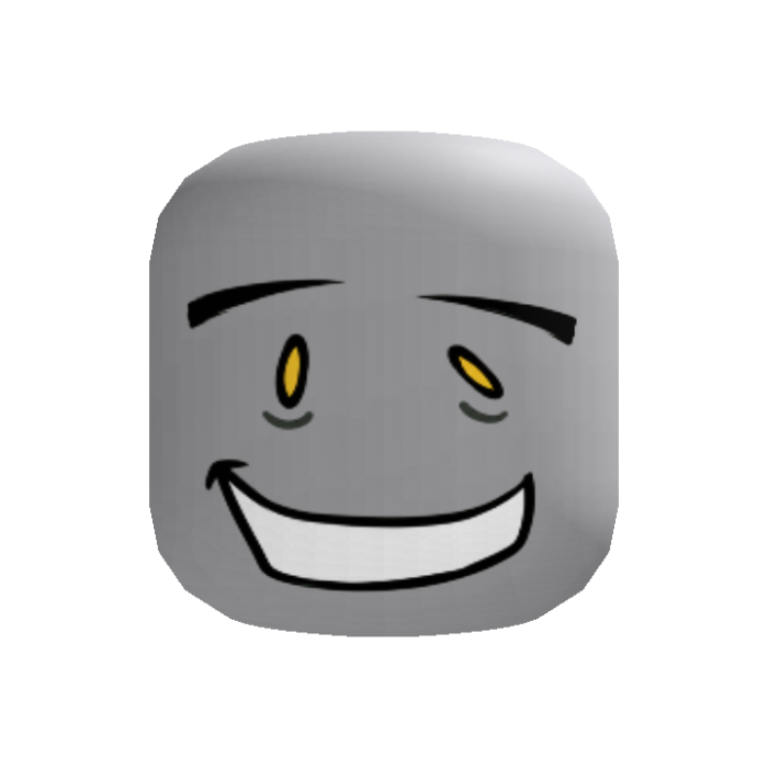 Crazed Smile Zombie Face