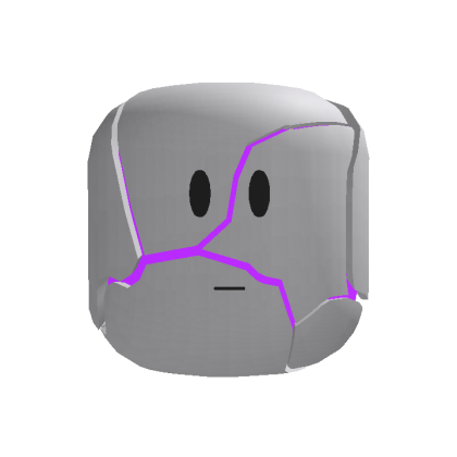 Animated Shattered Head {Purple}