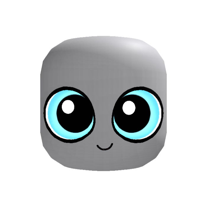 Cute Blue Big Eyes | Bubbles [ANIMATED]