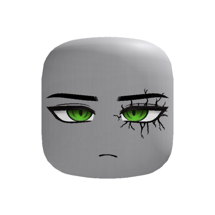 (FOLLOWING EYES) Scary Ghoul Anime Boy Face