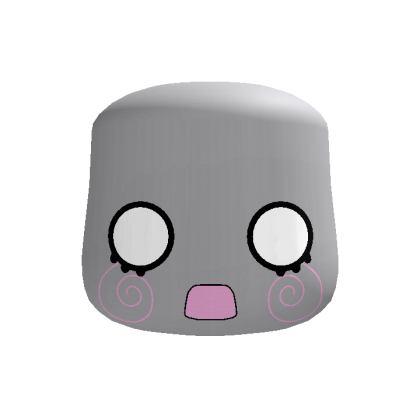 Cute shocked derpy blush swirls face