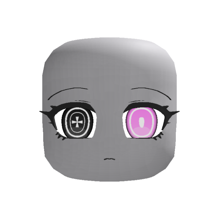 Cute Goddess Pink Cross Face