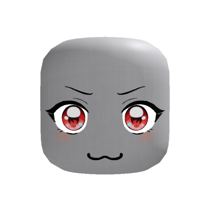 [ANIMATED] Cute Red Eye Girl Cat Mouth