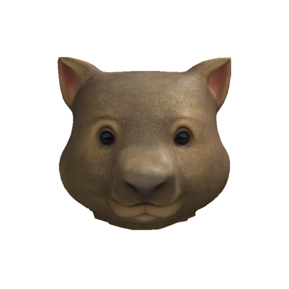 Wombat Animal Head