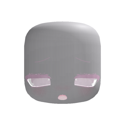 (Animated) Light Pink Cute Kawaii Tired Face