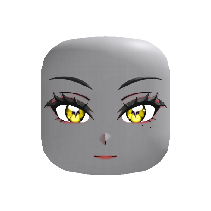 Kawaii Bat Lash Face Yellow