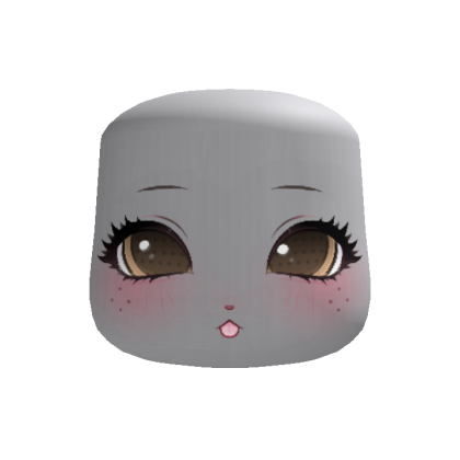 sweet kawaii moe bunny face (green)