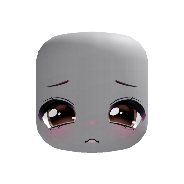 kawaii puppy eyed bunny brown