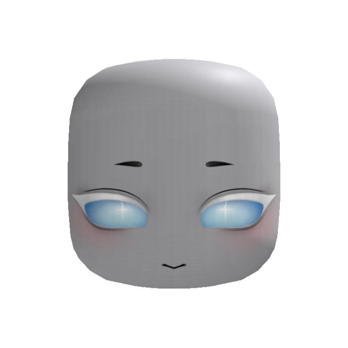 Moe Anime Emo Scary Halloween Light Blue Eyes