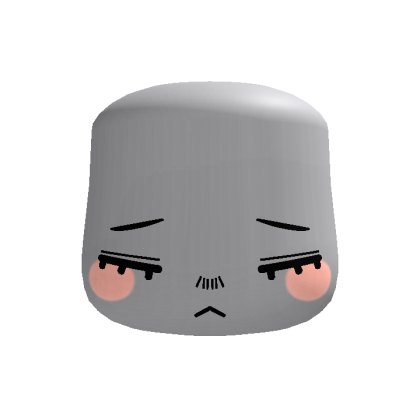 animated black sleepy tired sad smug moe mii