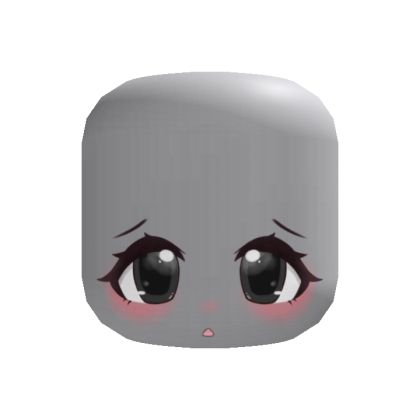 Cute Kawaii Shy Chibi Anime Face thumbnail