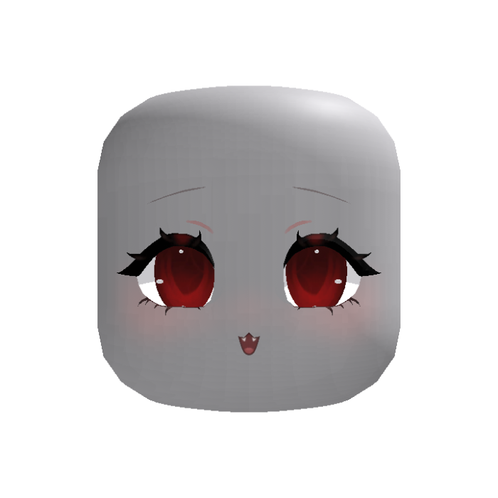 Kawaii vampire head [Red]